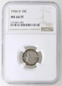 1956-D [Yxg Vo[ _C 10C NGC MS66 FT/FB tg[`/oh g[