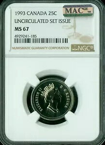 1993 Ji_ 25 Zg NGC MS67 PQ MAC X|bgX *