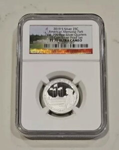 2019 S Vo[ PF 70 25C AJ A p[N 1st .999 t@C Vo[ Qtrs ULT CAM