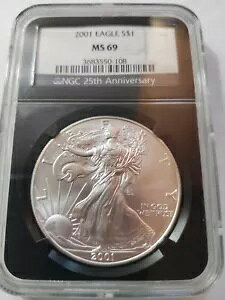 2001 AJ Vo[ C[O NGC MS69 ubN RA #255