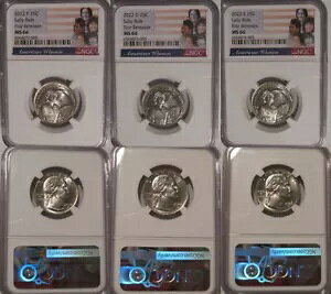 2022 P D S Sally Ride 25c NGC MS 66 American Women Quarter �t�@�[�X�g�����[�X