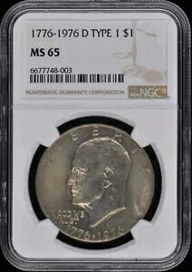 1976-D ^Cv 1 AC[n[ h 1 h NGC MS65