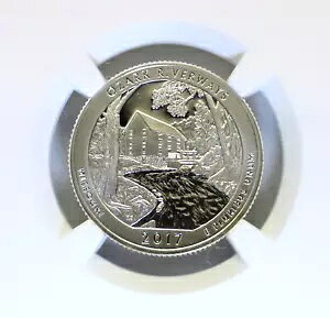 2017 S �V���o�[ 25C �I�U�[�N ���o�[�E�F�C�Y����ŃZ�b�g - ER NGC PF 70 ULTRA CAMEO
