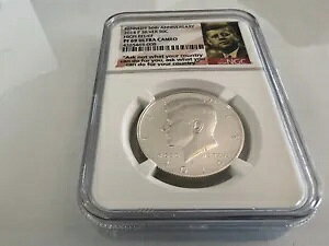 2014-P シルバー 50 周年記念 H.R. ER.ケネディ ハーフダラー NGC PF69 UC ラストワン