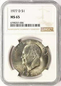 1977-D AC[n[ h 1 h NGC MS65