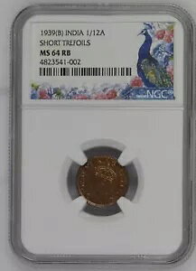 1939(B) �V���[�g �g���t�H�C�� 1/12 �A���i KG VI �p���̃C���h - NGC �O���[�h MS 64 RB