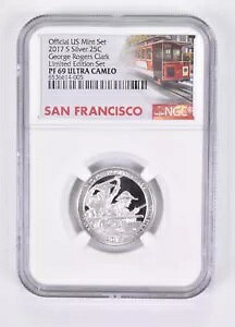 2017-S �V���o�[ PF69 ���W���[�X �N���[�N �N�H�[�^�[ NGC ����� �T���t�����V�X�R Lbl