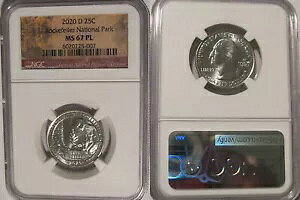 2020 D }[V rOX bNtF[ NP NH[^[ 25c NGC MS 67 PL PROOFLIKE