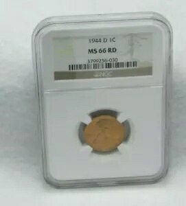 1944 D US 1 Zg NGC MS 66 RD