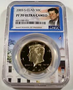 2003-S 50c Nbh NGC PF70UCAM PlfB n[t_[ v[t Eg JI PR 70 DC