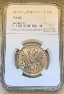 AH1400 1980 GWvg 20 sAXg NGC MS 62