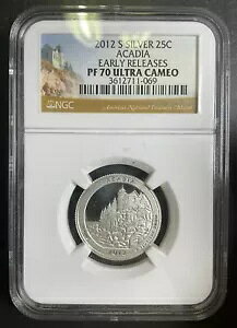 NGC PR70 2012-S AJfBA ER NH[^[ 25c p[tFNg PF70UC uXg zCg UC Vo[ c1