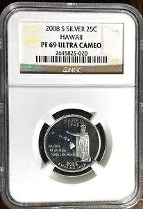 2008 S nC Vo[ v[t NH[^[ (25c) - NGC PF 69 Eg JI
