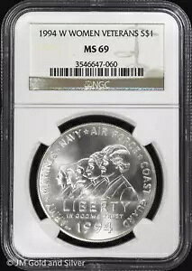 1994-W $1 ̌RLOLOih NGC MS 69 | UNC BU