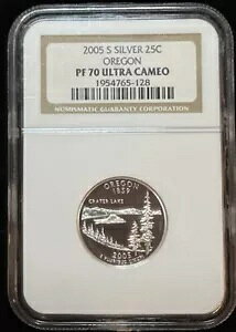 2005 S Vo[ 25C IS NGC PF 70 Eg JI 90% Vo[ US RC