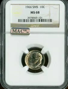 1966 [Yxg _C NGC MS68 SMS PQ 2ND ōO[h MAC X|bgXB