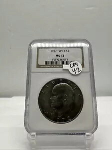 1972 AC[n[ 1 h NGC MS64 CB4-42