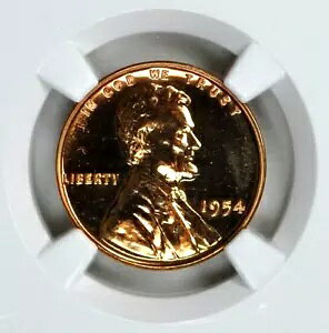 1954 NGC PF67 RED プルーフ リンカーン セント 非常に魅力的なタイプコイン 素敵な色 PF67 RD