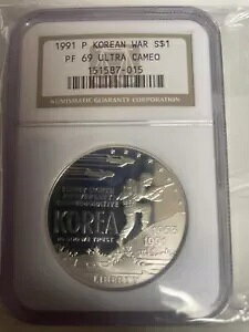 1991-1995 񎟐E $1 NGC PF 69 Eg JI Vo[ v[t LOh