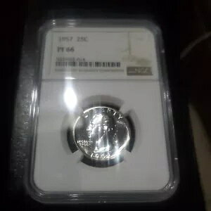 1957 AJ Vg NH[^[ S[WX v[t 25 Zg Vo[ RC NGC Pf 66