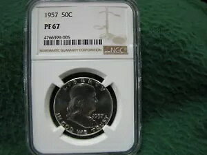 1957 AJ tN n[t_[ S[WX v[t 50 Zg Vo[ RC NGC Pf 67