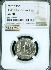 2020 P ���b�N�t�F���[ �}�[�` �r�����O�X �N�H�[�^�[ NGC MS68 PQ MAC �X�|�b�g���X *