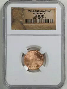 2009-D 1C �X�y�V���� �~���g �Z�b�g �u�����Y �����J�[���哝�̃Z���g MS68RD NGC 3327355-092
