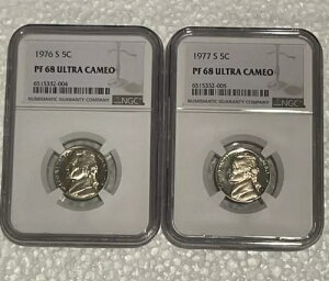 1976-S  1977-S WFt@[\ jbPAǂ NGC O[h PF 68 Eg JI͖Ŕ܂