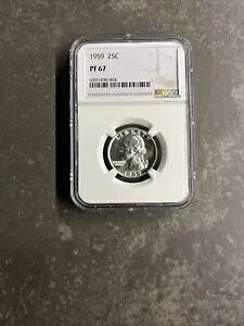 BCG 1959 Vg Vo[ NH[^[ v[t 25c x^[fCg jA CAM NGC PF-67 NICE