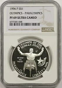 1996-P �I�����s�b�N �p�������s�b�N $1 NGC PF 69 UCAM ���_���L�O�V���o�[