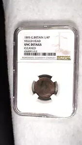 1895 CMX 1/4 yj[ NGC UNC xCh wbh 1/4P RC̔iŔ̔܂!