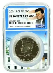 2001 S Kennedy v[t Nbh 50c NGC PF70 Eg JI - zCg nEX RA