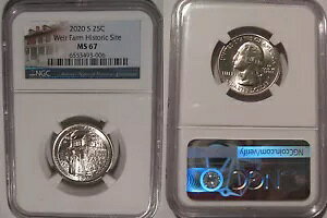 2020 S EBA t@[jՒn 25c NGC MS 67