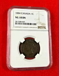 1884 �J�i�_ ���[�W �Z���g NGC VG 10 BN