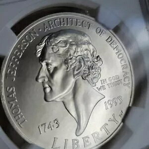 1993 P $1 NGC MS69 g[}X WFt@[\ 90% Vo[ - NGC MS69