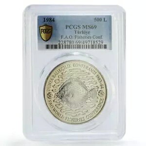 gR 500  FAO EHƃf[Ɖc MS69 PCGS Ni RC 1984