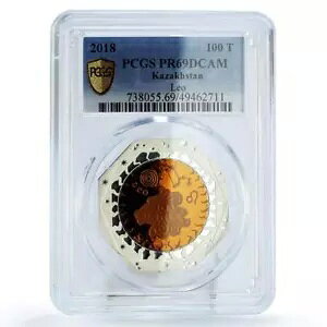 �J�U�t�X�^�� 100 �e���Q�����V���[�Y ���I PR69 PCGS �o�C���^�� AgTa �R�C�� 2018