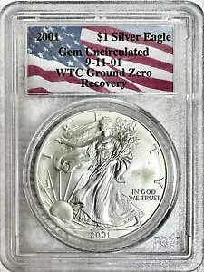 2001 AJ Vo[ C[O PCGS  UNC WTC OEh [ Jo 09.11.2001