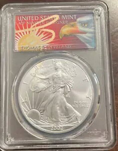 2002 $1 AJ Vo[ C[O PCGS MS70 g[}X N[uh TCC[O x
