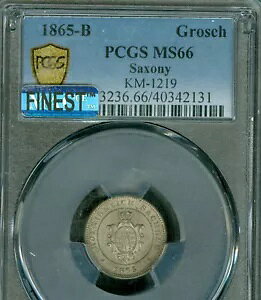 1865 B hCc UNZ n Vo[ ObVF PCGS MS66 PQ MAC ōO[h POP 2