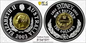 2003 I[XgA $10 Vhj[ ~g p^[ Vo[ - PCGS PR 69DCAM