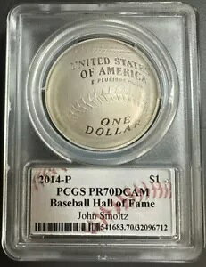 2014-P �싅�a�� �V���o�[ $ PCGS PR-70 DCAM �W���� �X�����c �T�C�� �R�C��