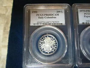 1992 �C�^���A �R�����o�X PCGS ���� 200 ���� �l�� 1