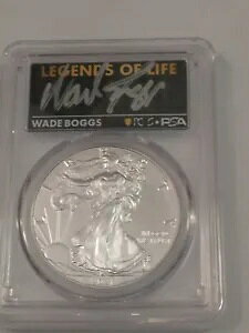 ??2021 �^�C�v 1 �V���o�[ �C�[�O�� ���W�F���h �I�u ���C�t PCGS MS70 �E�F�C�h �{�b�O�X �z�t