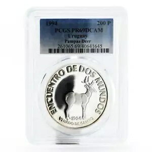 �E���O�A�C 200 �y�\ �C�x�� �A�����J�� �V���[�Y �p���p�X�f�B�A PR69 PCGS ��� 1994