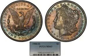 1904-O $1 [K Vo[ _[ - PQ C{[ g[jO - PCGS MS 63 - SKU-B2029