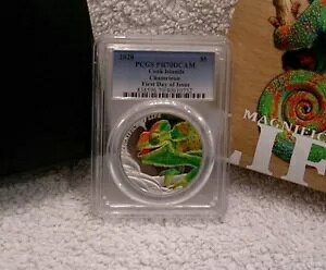 2020 �N�b�N���� �}�O�j�t�B�Z���g ���C�t �J�����I�� 1�I���X �V���o�[ PCGS PR70 DCAM �{�b�N�X &COA