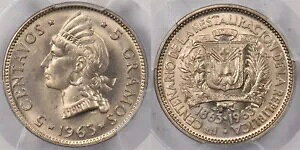 �h�~�j�J���a�� 1963 5 �Z���^�{�X PCGS MS 66 100th Anni�B�C���� PC1428