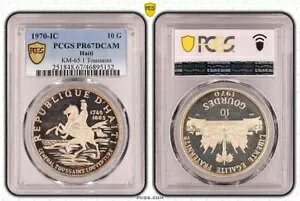 nC` 10 O[h 1970 Vo[ v[t PCGS PR67 DCAM Revolution General Toussaint