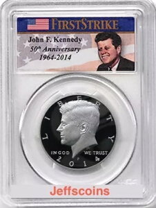2014 P �n�C�����[�t �V���o�[ PCGS PR70 �P�l�f�B �n�[�t�_���[ 50���N�L�O PF K13
